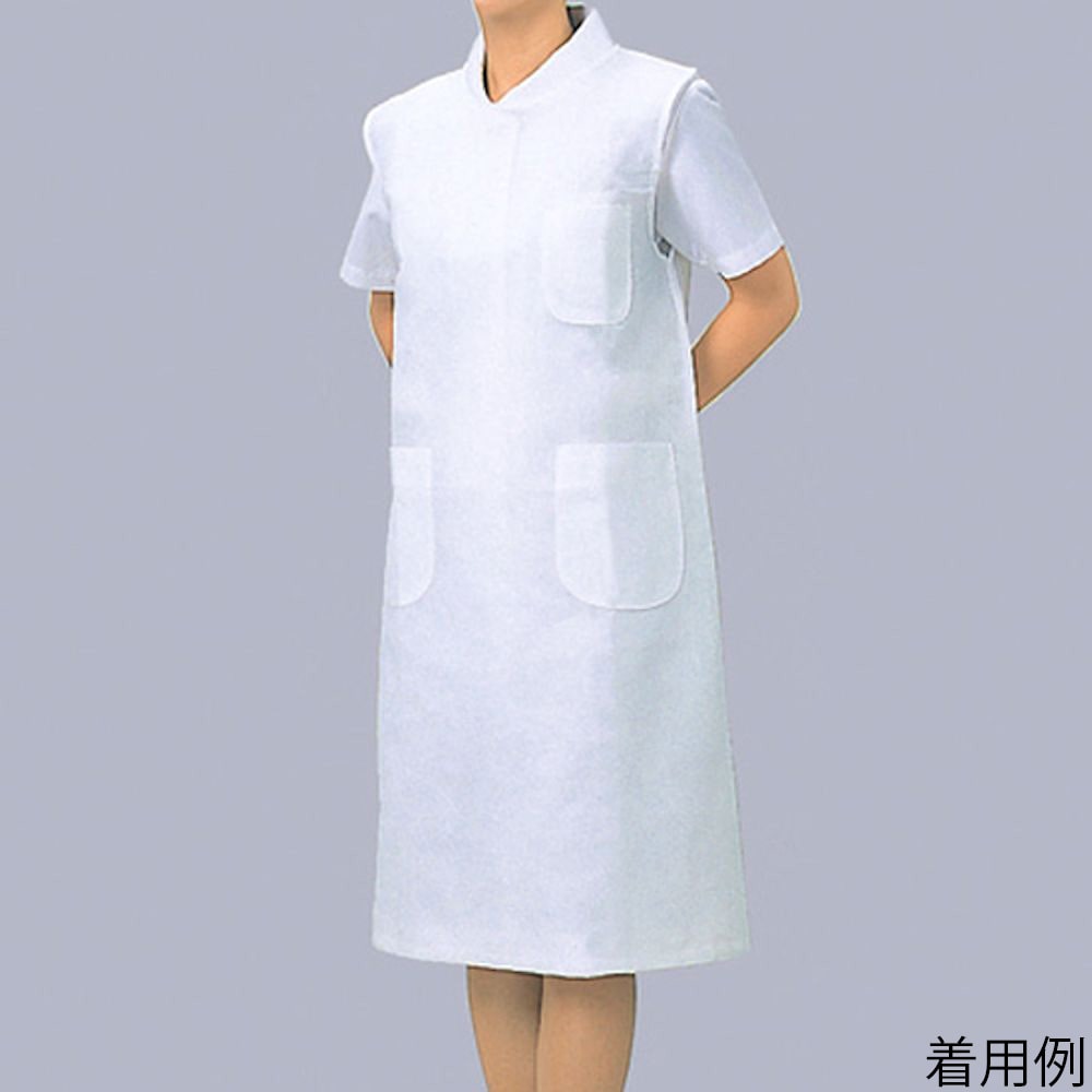 竹虎 ディスポ予防着 袖なし L 100枚 076404 1ケース（ご注文単位1ケース）【直送品】