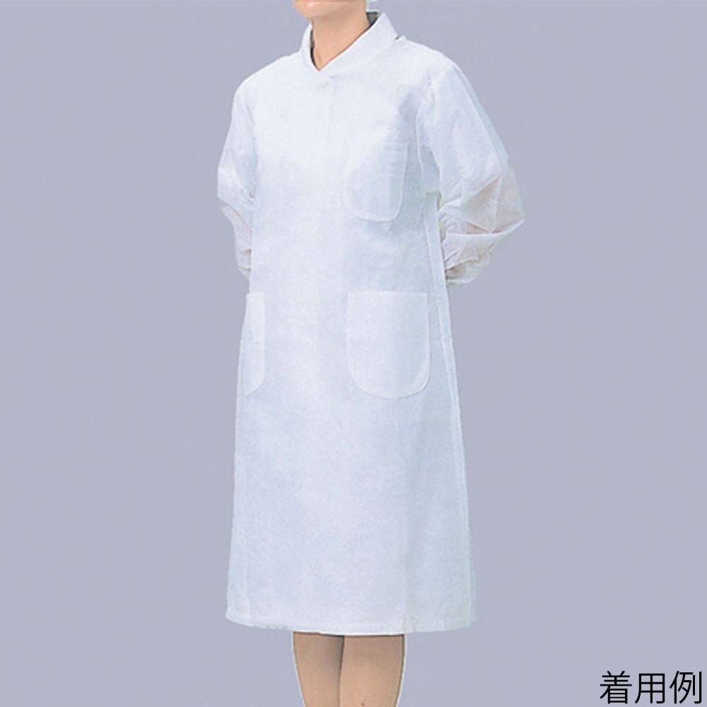 竹虎 ディスポ予防着 袖つき LL 100枚 076423 1ケース（ご注文単位1ケース）【直送品】