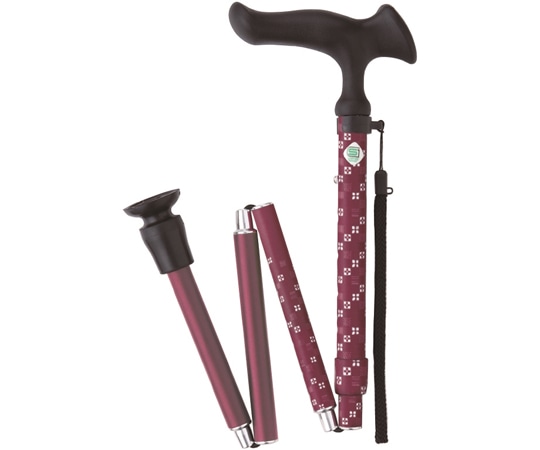 フジホーム かるがもE 折畳S 市松 茜 WB3794 1本(ご注文単位1本)【直送品】