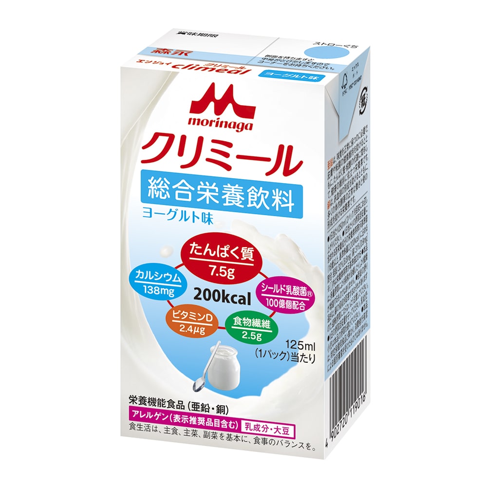 森永乳業クリニコ エンジョイクリミール (栄養機能食品) ヨーグルト味 24パック入 1箱(ご注文単位1箱)【直送品】