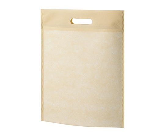 アズワン 不織布バッグ（無地） 小判抜きA4薄手 100枚入 ベージュ LC0911AE00 1箱（ご注文単位1箱）【直送品】