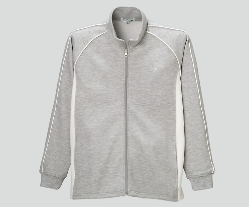 ディーフェイズ ジャージジャケット（男女兼用） グレー L C-20 1枚（ご注文単位1枚）【直送品】