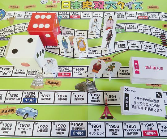 スマイルファクトリー 双六クイズ（日本史） SF021 1セット（ご注文単位1セット）【直送品】
