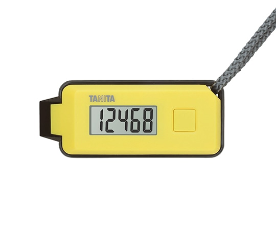 タニタ 歩数計（防災用ホイッスル付き） イエロー FB-738-YL 1個（ご注文単位1個）【直送品】
