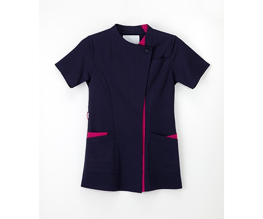 ナガイレーベン 女子スクラブ ネイビー+ピンク S RF-5157 1枚（ご注文単位1枚）【直送品】