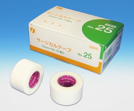 イワツキ サージカルテープNo25 25mmx9m 12巻 004-41908 1箱（ご注文単位1箱）【直送品】