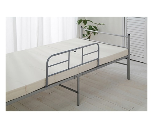 アイリスオーヤマ 伸縮ベッドガード シルバー BDG-8010 1個（ご注文単位1個）【直送品】