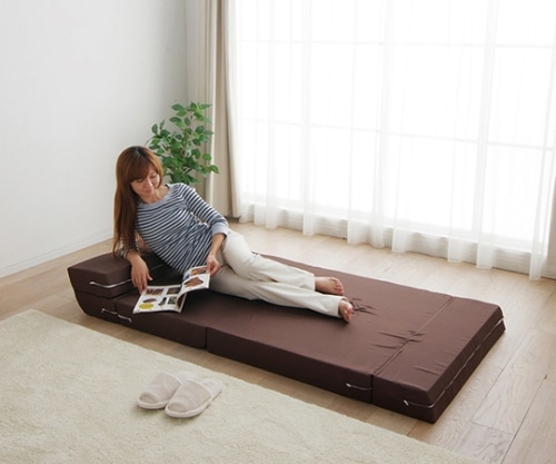 アイリスオーヤマ ソファマットレス ブラウン MSO-S 1枚（ご注文単位1枚）【直送品】