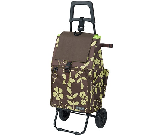 壺々炉 ショッピングカート 折りたたみ キャリー ブラウン 453179 BR 1台（ご注文単位1台）【直送品】