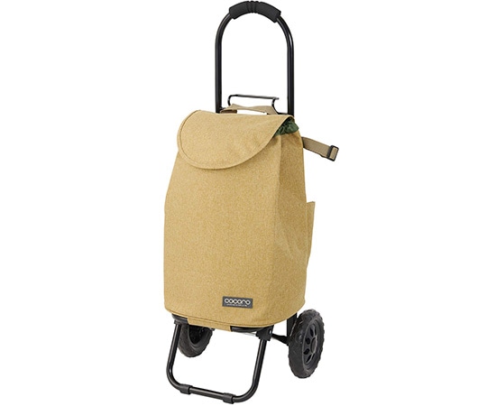 壺々炉 ショッピングカート 折りたたみ キャリー 軽量 ハニーゴールド 481936 1台（ご注文単位1台）【直送品】