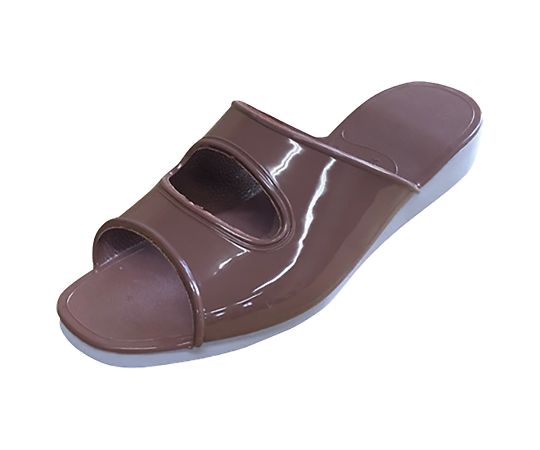 内外ゴム サンダル（ニューモード） 茶 8号 25.0~25.5cm  1足（ご注文単位1足）【直送品】