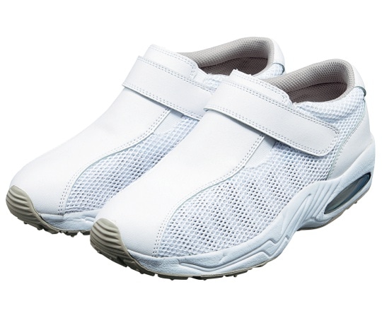 KAZEN スニーカー 白 26.5cm MX136 26.5cm 1足(ご注文単位1足)【直送品】