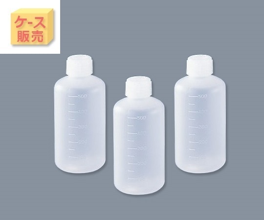 アズワン アイボーイ(ケース販売) PP細口びん 500mL 50本  1箱(ご注文単位1箱)【直送品】