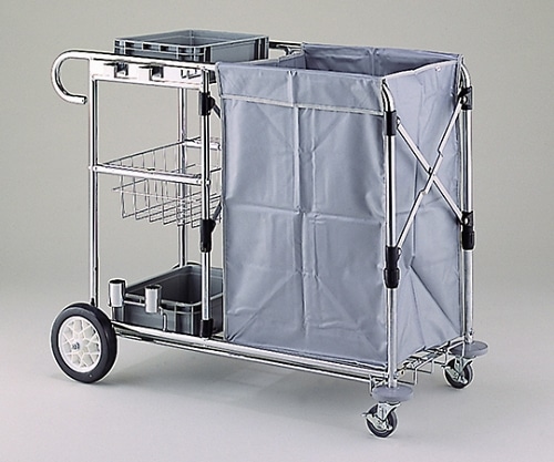 テラモト ビルメンカートP 替袋E 灰 DS-571-509-5 1枚（ご注文単位1枚）【直送品】