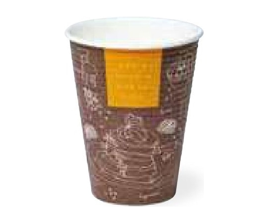 東罐興業 断熱性エンボス紙コップ ブレイクタイム 85.0×105.2×52.5mm 1250個入 SMP-340E-2 1ケース（ご注文単位1ケース）【直送品】