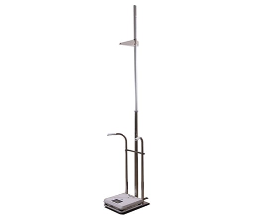 堤製作所 伸縮式身長計付体重計（検定付） 手すり付 AHD-T 1個（ご注文単位1個）【直送品】