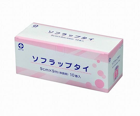 白十字 ソフラップタイ 9cm×9m 10巻入 13206 1箱（ご注文単位1箱）【直送品】
