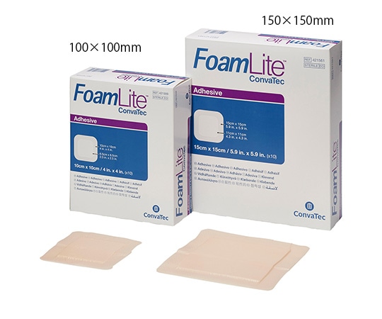 コンバテック ふぉーむらいと（救急絆創膏） 150×150mm EOG滅菌済（個包装） 10枚入 00478 1箱（ご注文単位1箱）【直送品】