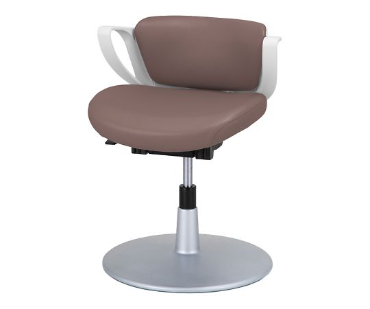 ナビス（アズワン） 患者用いす ピコラ 円盤脚 ブラウン KK-1M 1個（ご注文単位1個）【直送品】