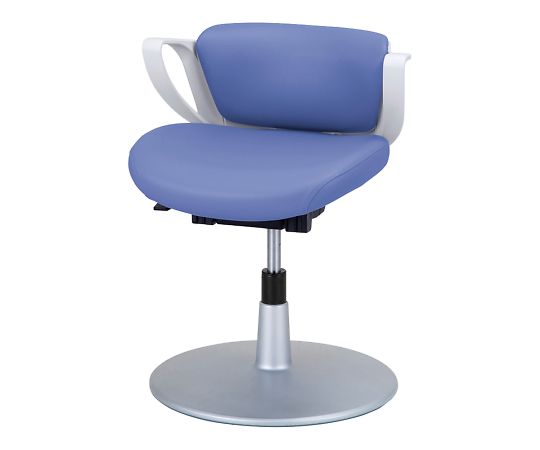 ナビス（アズワン） 患者用いす ピコラ 円盤脚 ネイビー KK-1N 1個（ご注文単位1個）【直送品】