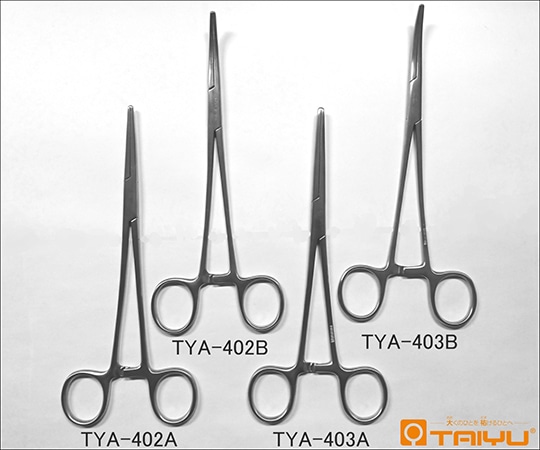 TAIYU（大祐医科工業） 婦人科止血鉗子 直 無鈎 BOX TYA-403A 1本（ご注文単位1本）【直送品】