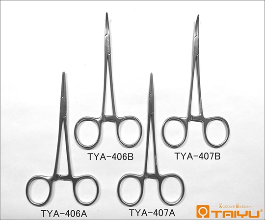 TAIYU（大祐医科工業） モスキート止血鉗子 反 無鈎 BOX TYA-407B 1本（ご注文単位1本）【直送品】