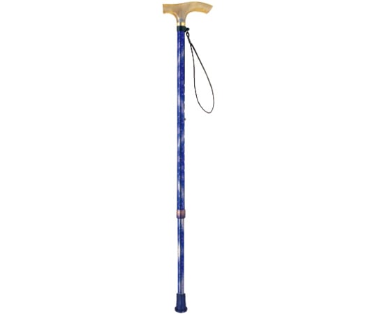 ひまわり 京友禅 雨にも負けず 2段伸縮ステッキ 銀河 VH8211 1本（ご注文単位1本）【直送品】