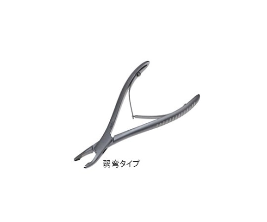 日本フリッツメディコ 丸のみ鉗子 極細 15cm 弱弯 1.5mm P267-2226S 1個（ご注文単位1個）【直送品】