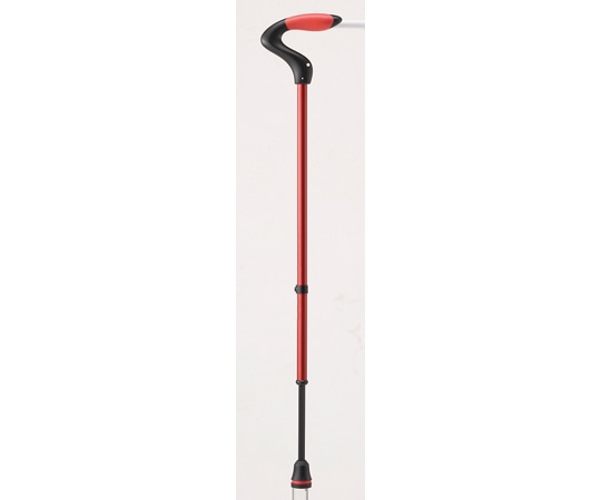 光 ステッキ クッションタイプ 赤 KSTK-781 1個（ご注文単位1個）【直送品】