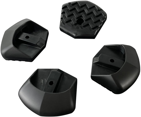 シナノ やわらGELグリップ4点杖専用交換先ゴム 4個入 PP-27 1セット（ご注文単位1セット）【直送品】