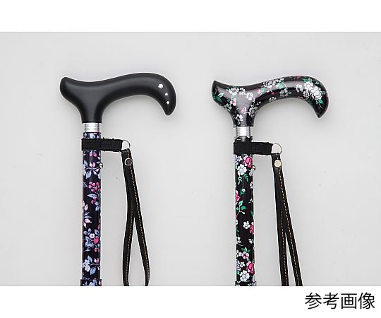 サン 折りたたみステッキ（握り花柄） T-051 1本（ご注文単位1本）【直送品】