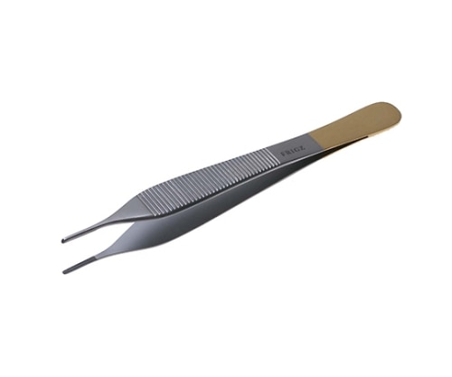 日本フリッツメディコ T/Cアドソンマイクロ ピンセット 12cm 0.3チップ付 A001-012B 1本（ご注文単位1本）【直送品】