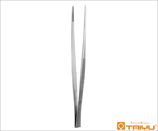 TAIYU（大祐医科工業） 外科鑷子 無鈎 折曲式 ダボ無 全長18cm TY-002A 1本（ご注文単位1本）【直送品】
