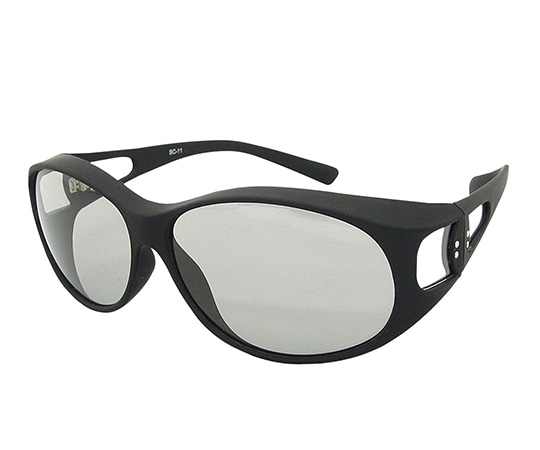 カズコーポレーション エスクリュ メガネ(3D/2D) ブラック 大きめ SC-11-3D 1個(ご注文単位1個)【直送品】