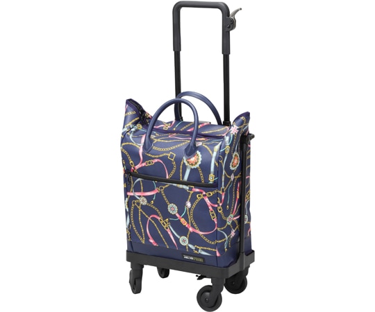 ユーバ産業 サイドフィットフリー リアン柄（防水） ネイビー SF-0228 1個（ご注文単位1個）【直送品】