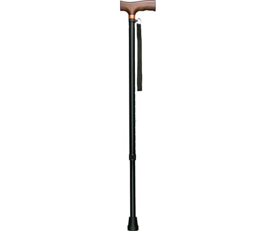 インターリンクス アルミ軽量ベーシック伸縮杖 ブラック 0401-BS2812 1本(ご注文単位1本)【直送品】