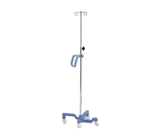 ナビス（アズワン） イルリガードルスタンド ブルー グリップ付き・ショートフック NNSB-2B 1個（ご注文単位1個）【直送品】