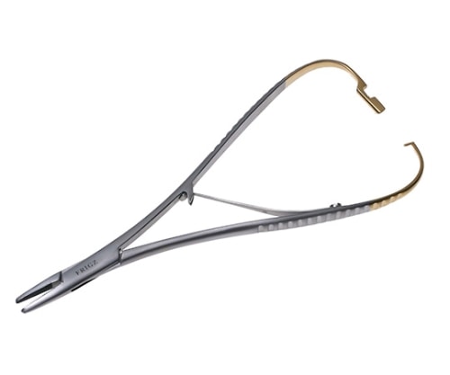 日本フリッツメディコ T/Cマッチュー持針器 24cm 0.5チップ付 C014-220X 1個(ご注文単位1個)【直送品】