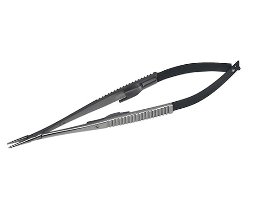 日本フリッツメディコ DDJ カストロヴィエホ マイクロ持針器 14cm 直 ロック付 DDJ1050-14 1個(ご注文単位1個)【直送品】