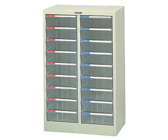 アズワン フロアーケース 278×341×880mm A4-18P 1台(ご注文単位1台)【直送品】