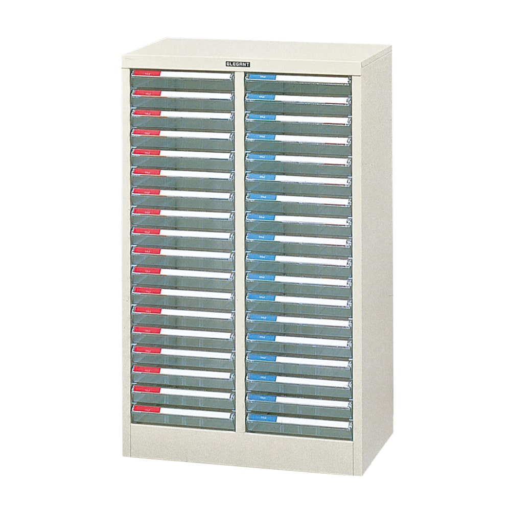 アズワン フロアーケース 537×341×880mm A4-36P 1台(ご注文単位1台)【直送品】