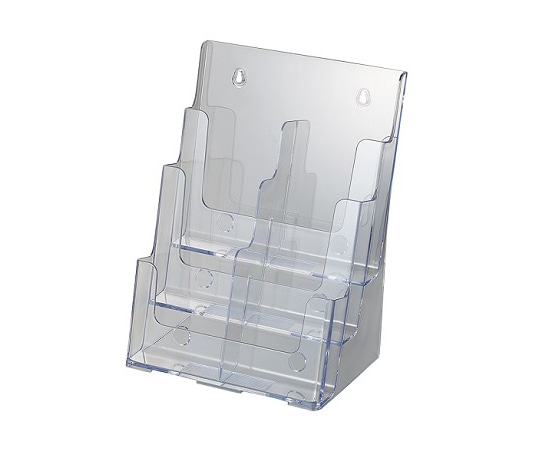 ストア・エキスプレス ツーウェイパンフレット立て 透明 A4 3段 61-546-61-10 1個（ご注文単位1個）【直送品】