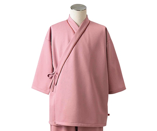 住商モンブラン 検診衣（男女兼用） ピンク L 79-501 1枚（ご注文単位1枚）【直送品】