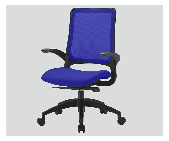 アイコ エグゼクティブ・メッシュチェア クッション ブルー MS-1615 （F12） BU 1個（ご注文単位1個）【直送品】