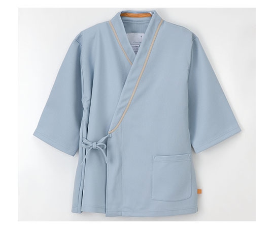 ナガイレーベン 検診衣（上衣・はおりタイプ） グレー M LK-1431 1枚（ご注文単位1枚）【直送品】