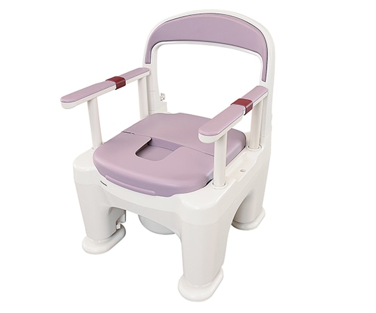 パナソニックエイジフリー ポータブルトイレ ラフィーネ（座楽） プラスチック便座 ミスティパープル PN-L30200V 1個（ご注文単位1個）【直送品】