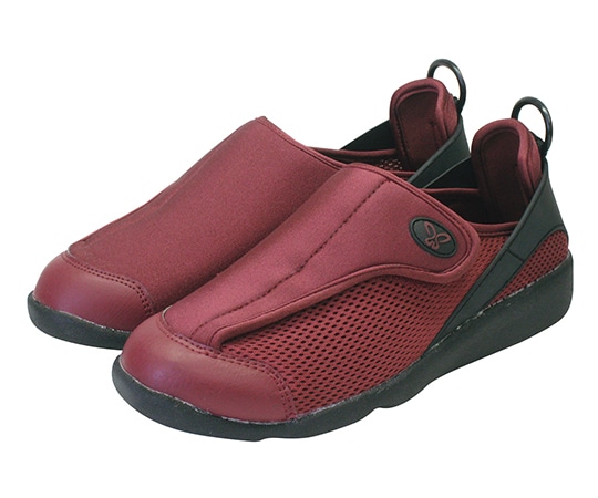 アスティコ リハビリシューズ すたこらさんソフト100 ワイン 23.0  1足（ご注文単位1足）【直送品】