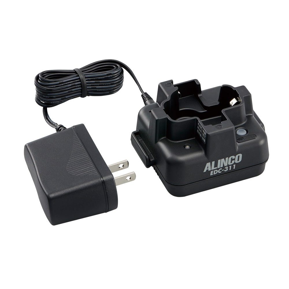 アルインコ 特定小電力トランシーバー シングル充電器セット EDC-311A 1個（ご注文単位1個）【直送品】