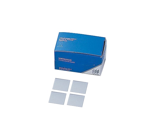 マツナミ マツナミカバーグラス(No.1) 30×30mm 1000枚入  1箱(ご注文単位1箱)【直送品】