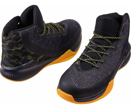 WHISEL(自重堂) Sシューズ ミドルカット イエローカモフラ 27.0cm S6183 1足(ご注文単位1足)【直送品】